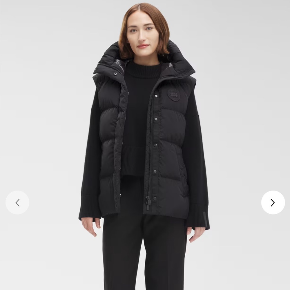 NWT Canada Goose Black Rayla Vest, Size M